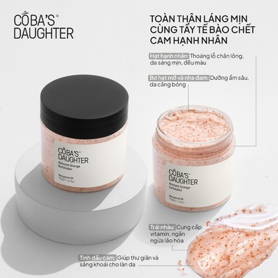 [Gift Minisize] Tẩy Da Chết Hạnh Nhân Cam CoBa’s Daughter Almond Orange Exfoliator 70gr