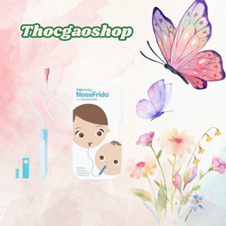 (Thóc Gạo Shop 89) Dụng cụ hút mũi Thuỵ Điển NoseFrida Nasal Aspirator giúp vệ sinh mũi cho trẻ từ sơ sinh đến 3 tuổi