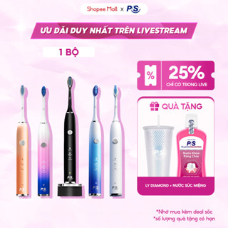 [Live] Bàn Chải Điện P/S S100 PRO - Công Nghệ Sóng Âm, Chải Sạch Mảng Bám Tới 10X