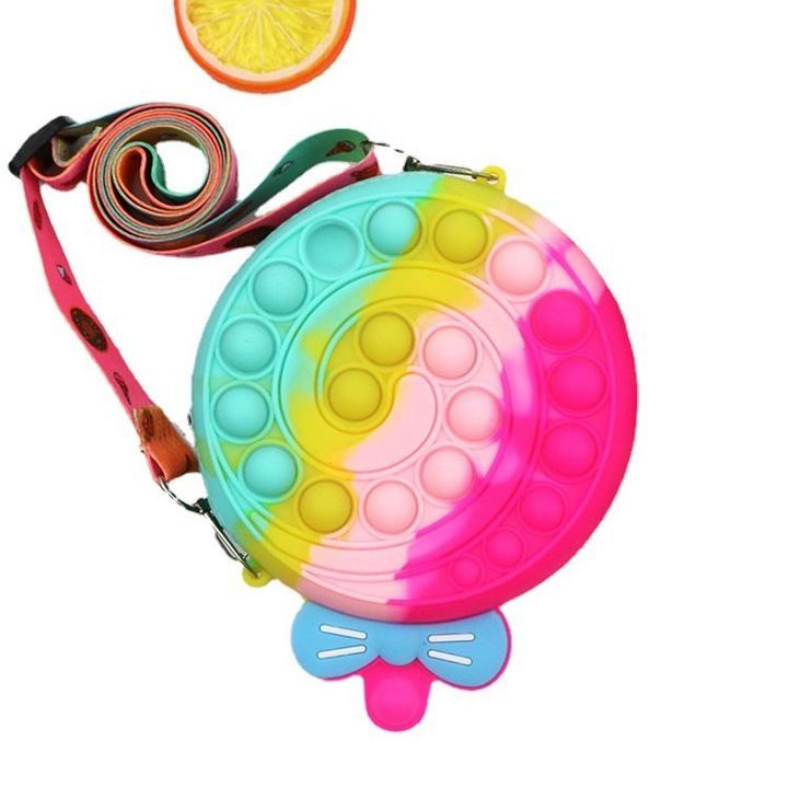 Túi Đeo Chéo Pop It Cho Bé, Đồ Chơi Pop it Giải Tỏa Căng Thẳng Nhiều Mẫu Dễ Thương