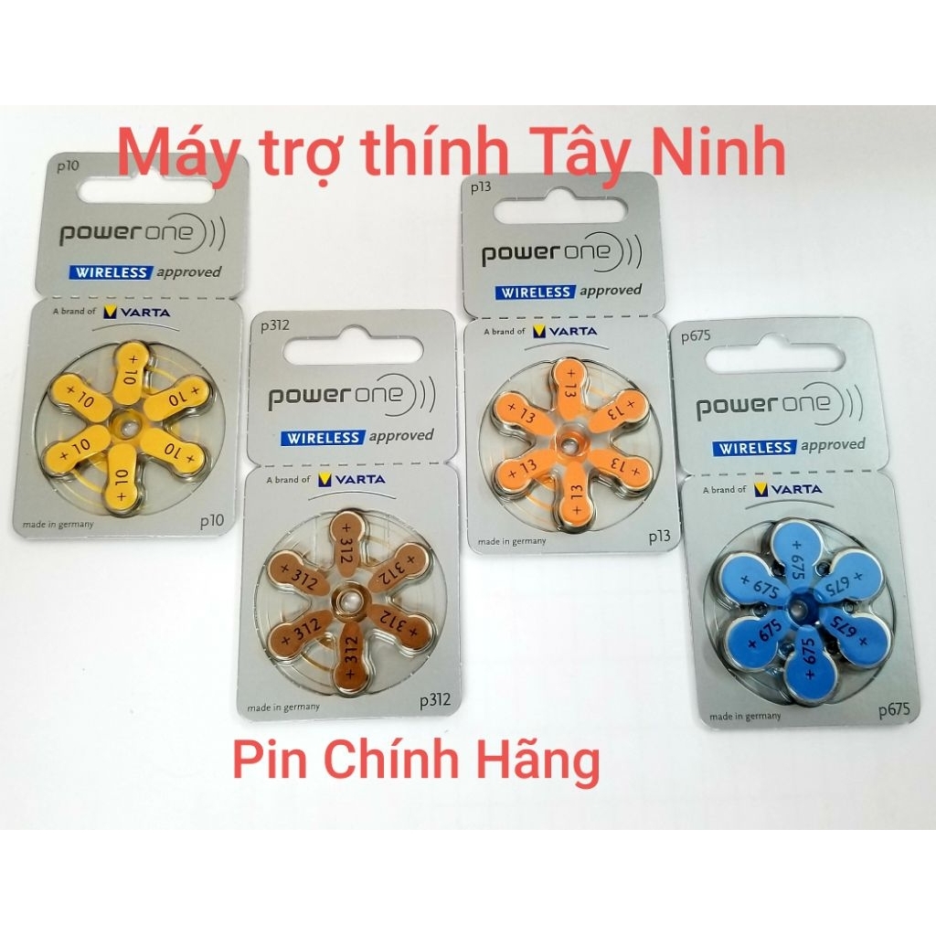 pin máy trợ thính 10-13-312-675 (chính hãng của ĐỨC )