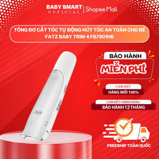 Tông đơ cắt tóc Fatz Baby Trim 4 FB7901HB tự động hút tóc an toàn cho bé bảo hành 12 Tháng