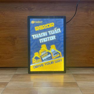 Khung Tranh Điện, Hộp Đèn Nắp Hít 40x60cm Treo Tường Làm Menu, Poster Quảng Cáo | Tân Hải Thái