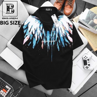 [ Big size 85- 135 kg] Áo thun cotton bigsize nam in lụa họa tiết cánh đại bàng nhiều màu cá tính thời trang Big Men