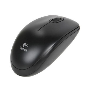 Chuột máy tính Logitech B100 (Đen) - Có dây USB - Cảm biến Quang học 800DPI - Bảo hành 36 tháng