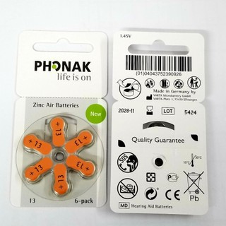 pin máy trợ thính phonak thụy sỹ (chính hãng)