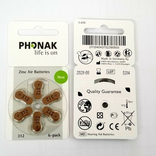 pin máy trợ thính phonak thụy sỹ (chính hãng)