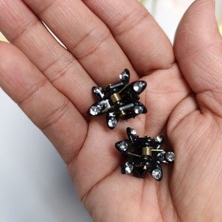2 Cái Kẹp tóc gấp tóc mái 6 răng dài 1cm - gap01
