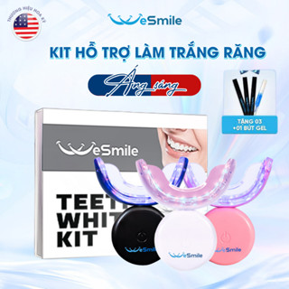 Máy làm trắng răng WESMILE, Kit trắng răng giúp răng trắng sáng và bền màu, giúp hơi thở thơm mát, Tặng 4 bút gel