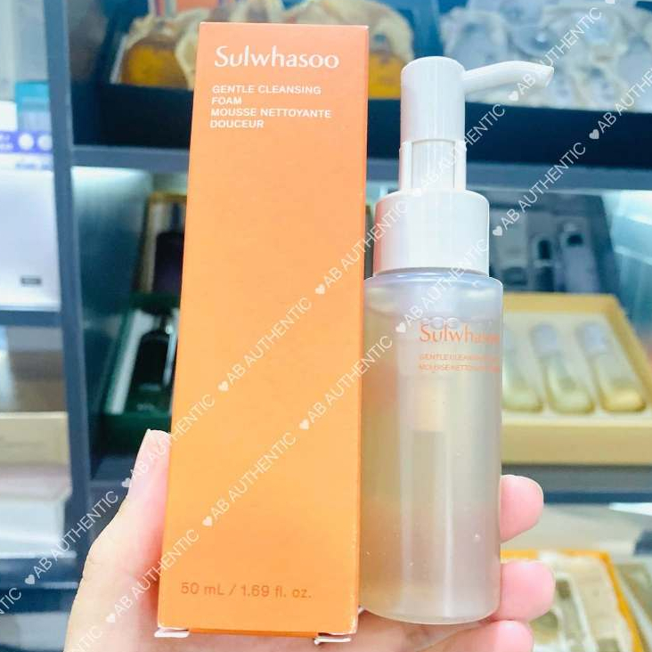 [Top 1 bán chạy] Sữa rửa mặt sạch sâu, dịu nhẹ Sulwhasoo Gentle Cleansing Foam 50ml mẫu mới - AB Authentic | BigBuy360 - bigbuy360.vn