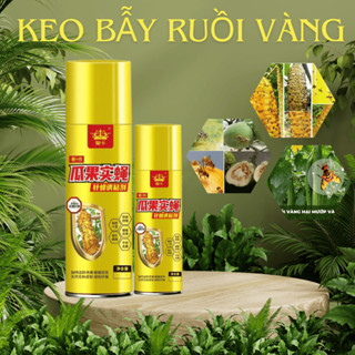 Chai Keo Xịt Bẫy Ruồi Vàng, Bẫy Ruồi Đực-Ruồi Cái, Bám Chắc Lâu Ngày, Thu Hút Côn Trùng Bám Dính