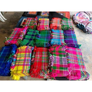 [Mua sỉ] Khăn kẻ len thổ cẩm dân tộc cao cấp loại 1, khổ 80cmx80cm