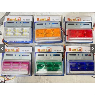  Đèn Sườn LED 6D RunLai 5006 - 55 bóng DC 12V  24V Siêu Sáng Kháng nước Dùng cho các loại xe tải 