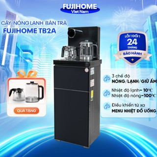  Cây nước nóng lạnh kết hợp bàn pha trà cafe bình âm FUJIHOME TBA2 máy nước uống Block lạnh sâu điều khiển từ xa 
