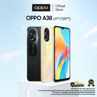 Điện thoại OPPO A38 (4GB/128GB) | Thiết kế thời thượng | Sạc 33W | Màn hình lớn - Hàng chính hãng