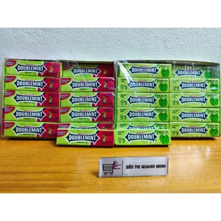  Combo 5 - 20 Thanh Kẹo Cao Su Sing Gum Doublemint Hương Bạc Hà Hương Dâu Bạc Hà x 13.5g 