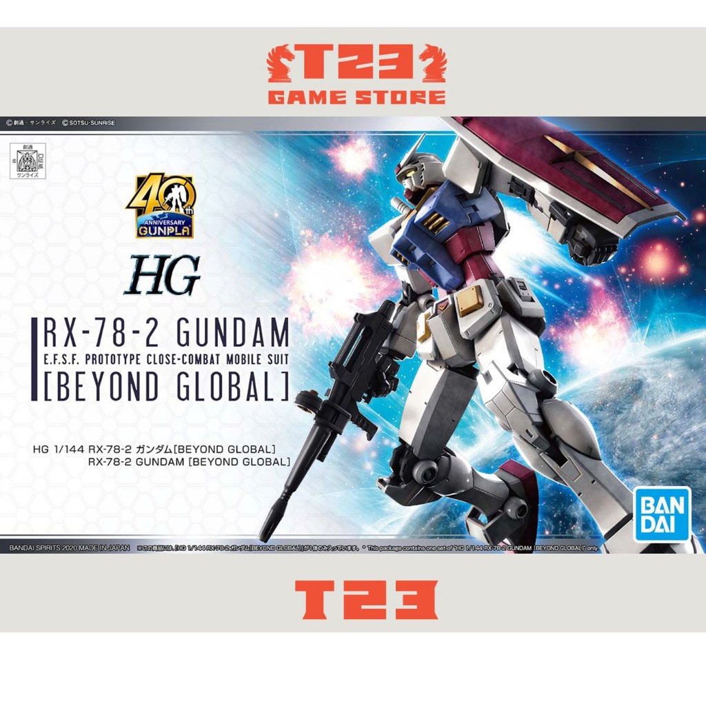 HG RX-78-2 Gundam (Beyond Global) – HG – 1/144 - HGUC – MÔ HÌNH GUNDAM CHÍNH HÃNG BANDAI