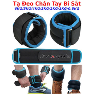 Tạ đeo tay chân tập gym phiên bản bi sắt Kyta Sport 6kg/5kg/4kg/3kg/2kg/1kg, tạ chân tập gym Premium