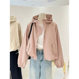 ÁO khoác gió nữ s100  hai lớp có lót lụa và túi trong big size mặc chống nắng chống mưa