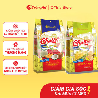  Bánh quy Pháp Challot Tràng An thơm ngon thanh mát ngọt dịu hương vị bánh tuổi thơ túi 260g 