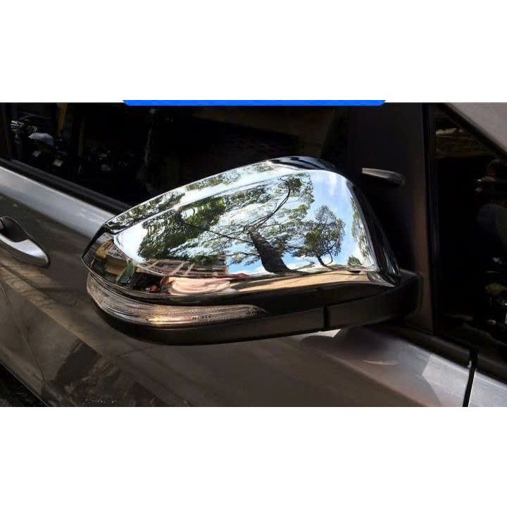 Bộ 2 Ốp gương chiếu hậu Toyota innova 2017 2018 ốp kính chiếu hậu mạ crom Hàng Đẹp xịn inova