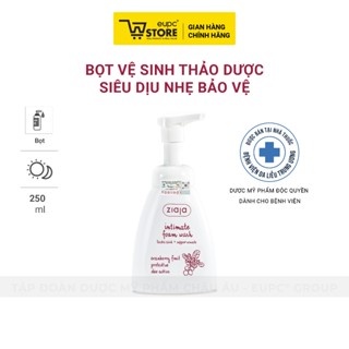 Bọt Vệ Sinh Thảo Dược Siêu Dịu Nhẹ Bảo Vệ Ziaja Intimate 250ml Không Chứa Xà Phòng, An Toàn Với Da Nhạy Cảm EUPC STORE