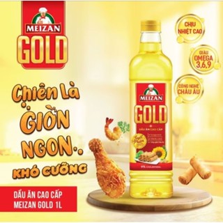 Dầu ăn Meizan Gold chai 1L