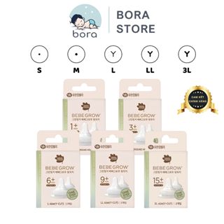 Núm ti Green Finger Hàn Quốc chính hãng đủ size S/M/L/LL  [Lắp vừa bình Moy, Tovi,...]