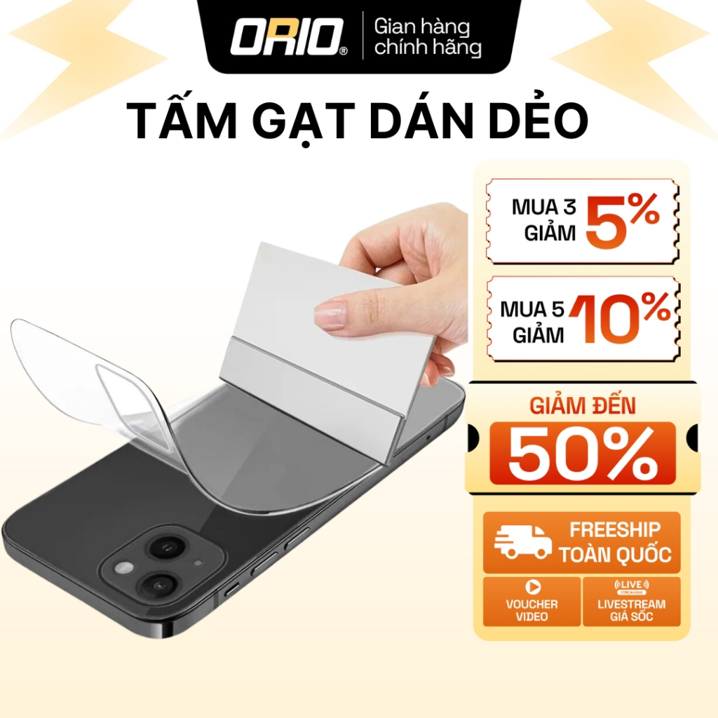 Miếng Gạt Hỗ Trợ Dán PPF ORIO Decal iPhone Full 2 Mặt x/xs/xr/xsmax/11/12/13/14/15/pro/plus/promax