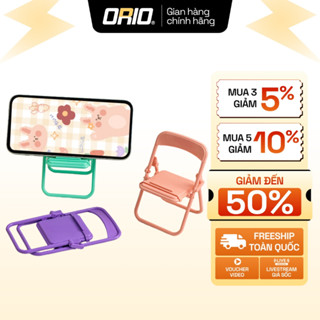 Giá đỡ điện thoại để bàn ORIO hình chiếc ghế xem video khung gấp gọn điều chỉnh đa năng