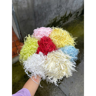   1KG  Giấy rơm giấy vụn lót hộp quà tặng - Giấy vụn giấy chống sốc bản 2-3mm 