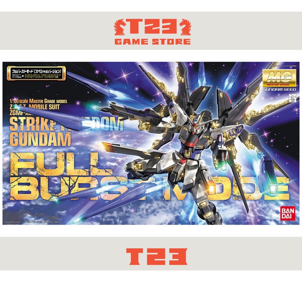MG Strike Freedom Gundam Full Burst Mode – MG – 1/100 – MÔ HÌNH GUNDAM CHÍNH HÃNG BANDAI