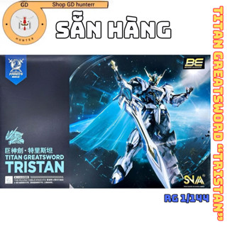 [PRE ORDER] Mô Hình Lắp Ráp SNAA RG 1/144 Knights of the Round Table - Titan Greatsword "TRISTAN" (tặng decal nước)