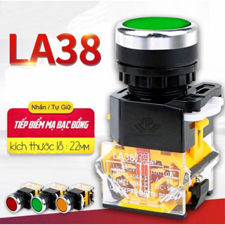   Đơn tối thiểu 40k  Nút nhấn nhả nhấn giữ có đèn không đèn phi 22 LA38-11 chất lượng tốt giá rẻ. 