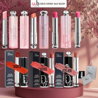  Full Son dưỡng D lip glow,Rouge Shine,bền màu,Full Box Túi Hộp,vừa dưỡng tốt vừa bám màu lâu. 