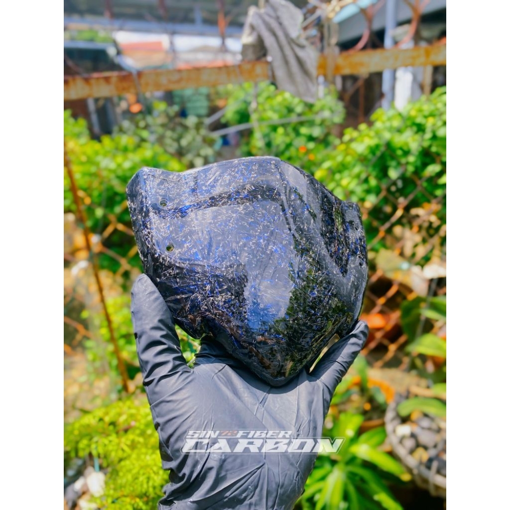 Mão Lc135 Ốp Vải Carbon Fiber Foged Xanh Dương