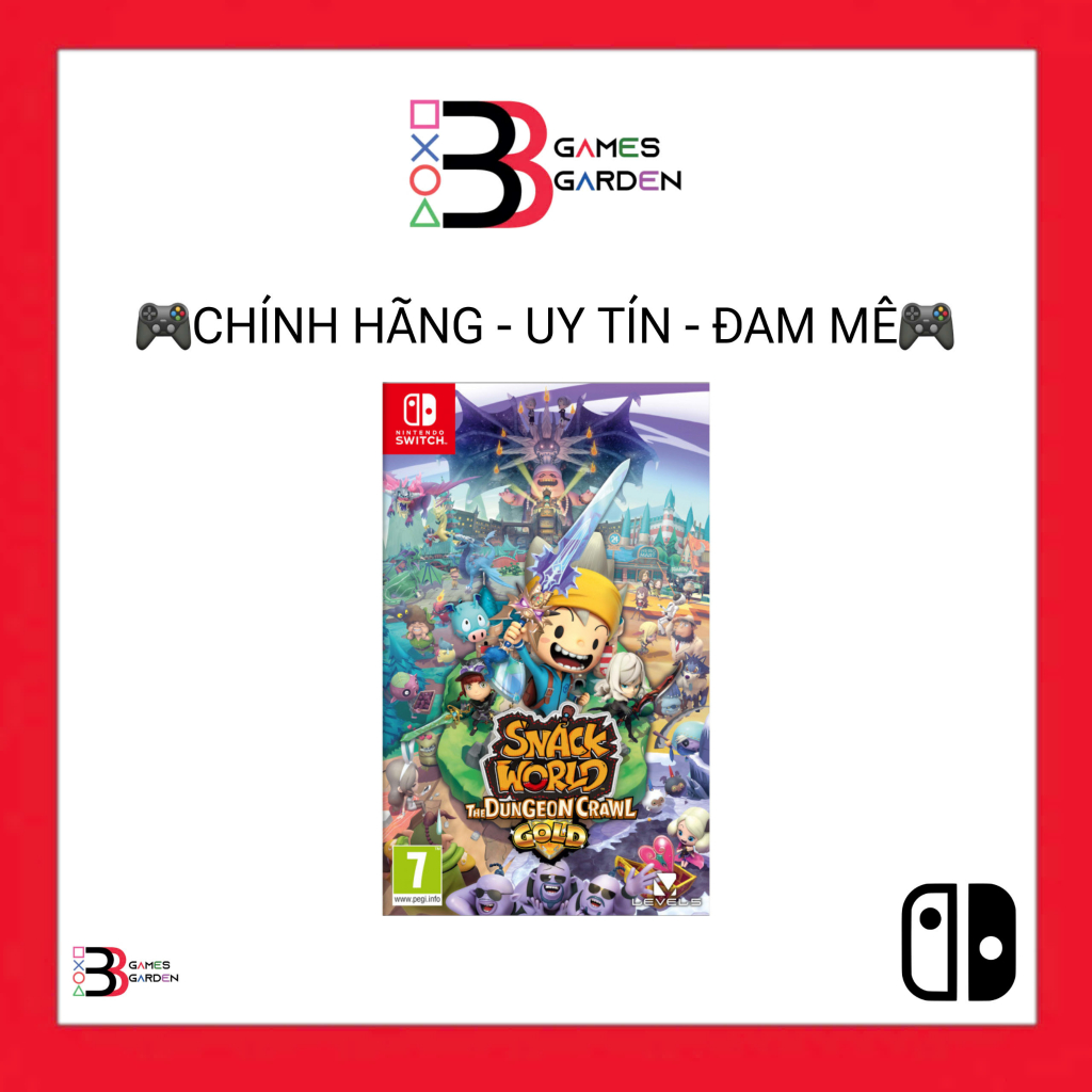 GAME NINTENDO SWITCH SNACK WORLD THE DUNGEON CRAWL GOLD