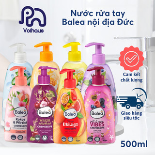   Hàng Mới Về  Nước Rửa Tay Balea Đủ Mùi Diệt Khuẩn Dưỡng Ẩm Làm Dịu Da Tay – Chai 500ml 