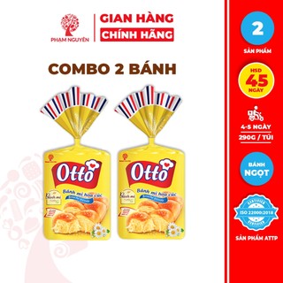  Combo 2 Bịch Bánh mì Hoa Cúc Otto Phạm Nguyên - Otto Brioche Tressée 290g | Bánh ăn sáng tiện lợi | Đồ ăn vặt 