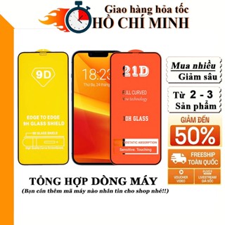 [Mua nhiều giảm] Kính cường lực iphone 17 16e 16 15+ 15 promax 14 pro max xsmax 11 13 16 6 6s 7 8 Plus X XR Full [9D]
