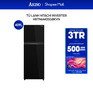 Tủ lạnh Hitachi Inverter 409 lít HRTN6443SGBKVN - Hàng Chính Hãng