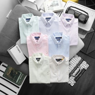  Áo sơ mi tay ngắn nam oxford sọc kẻ xuất dư form suông bigsize 100kg - 3bros sơ mi công sở 