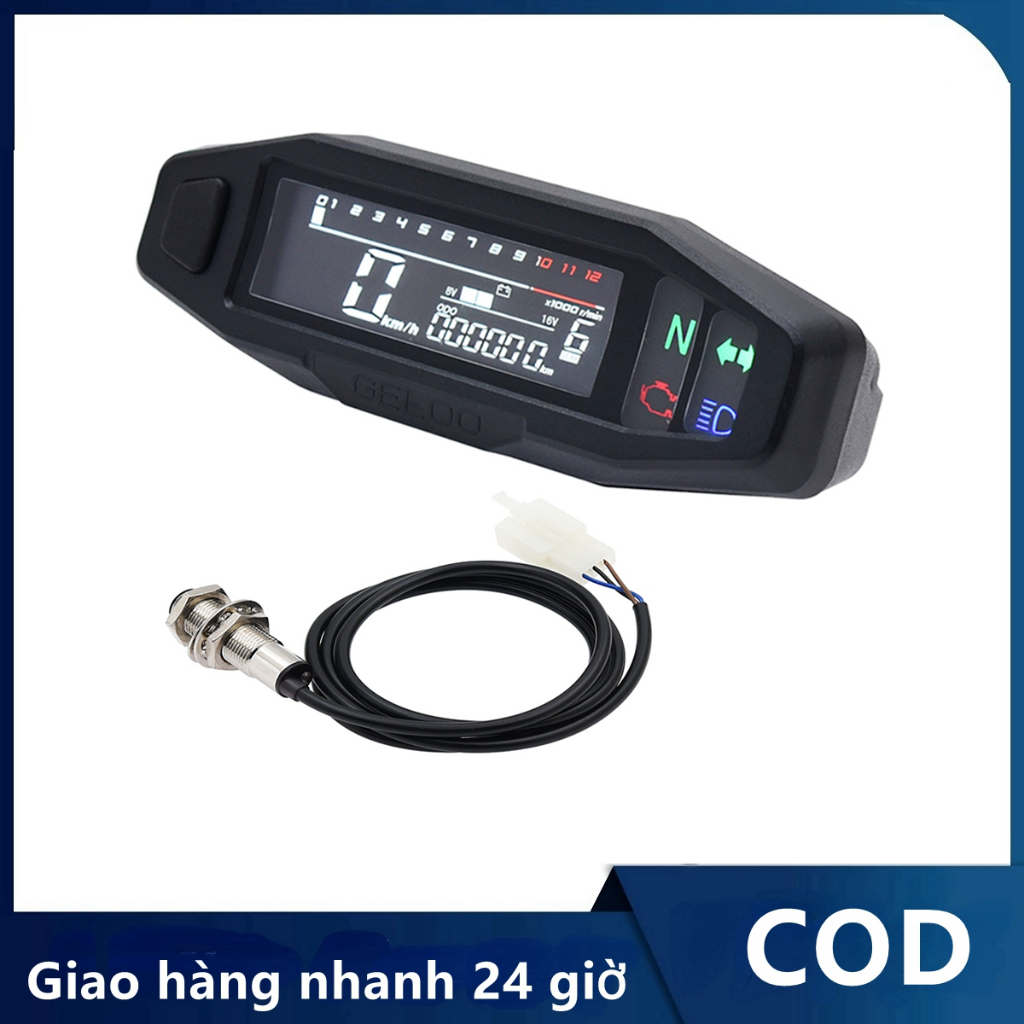 Đồng hồ đo tốc độ GPS kỹ thuật số cho xe máy