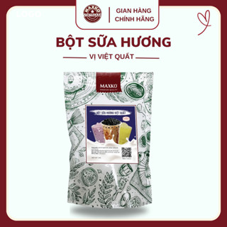 Bột Sữa Hương Việt Quất dùng pha chế trà sữa, túi 1KG thương hiệu Maxko