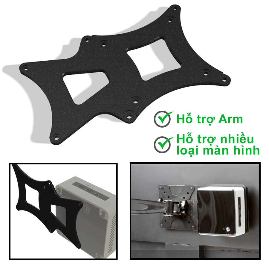 Khung gắn màn hình (VESA Mounting Kit) dành cho mini pc Intel NUC