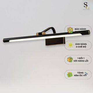 Đèn soi tranh SOOLIGHT AP8127 đèn rọi gương 3 màu ánh sáng hiện đại.