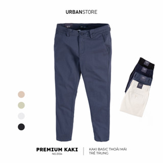 Quần Kaki Nam Urban Chất Liệu Cao Cấp Độ Bền Cao, Co giãn nhẹ Bền Màu Phom Slim Không Ôm NO.3134.
