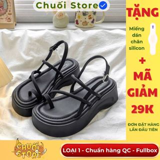 [SẴN CHUẨN QC] Giày Sandal LOẠI 1 quai da dây mảnh quai cài dễ mang phong cách năng động cá tính dễ mix đồ cho nữ xinh