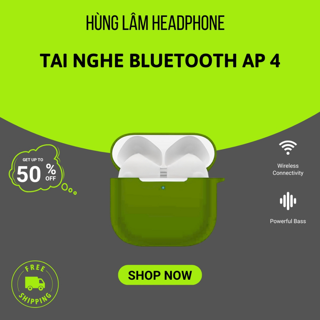 Tai Nghe Bluetooth AP.4 Bản Cao Cấp 2025