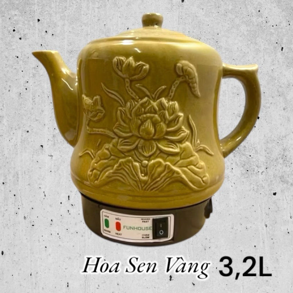 SIÊU SẮC THUỐC  FUNHOUSE . LIVORNO 3.2 lít – FH32 - Tặng kèm vòng sứ